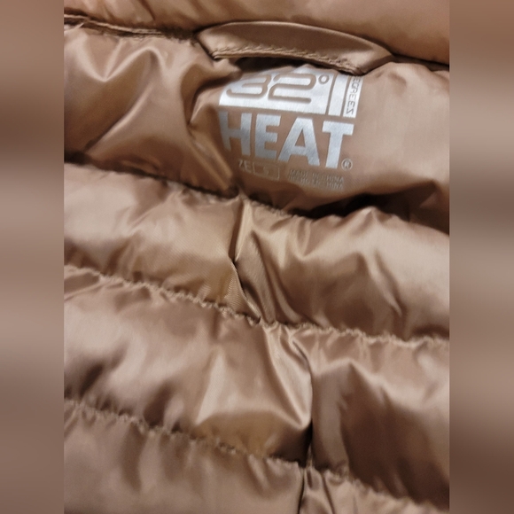 NWT 32 DEGREES LADIES TAN TAUPE. ISH. DOWN COAT PUFFET SIZE SMALL - Picture 8 of 15